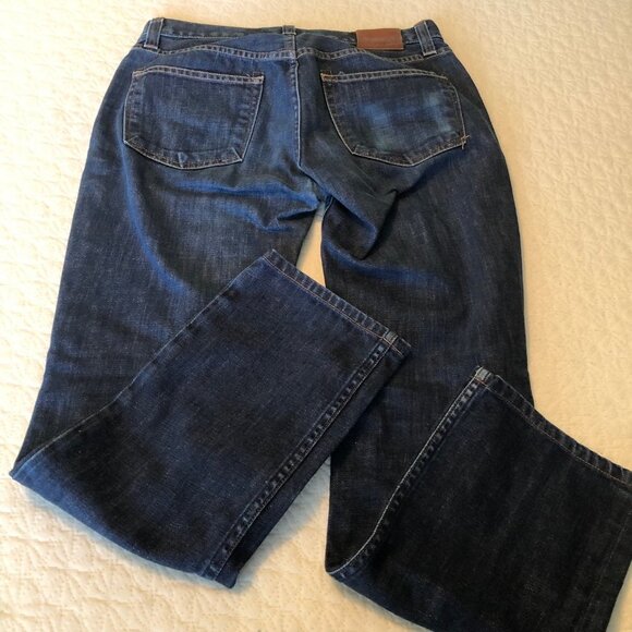 J Brand Women's Straight Leg Jeans Size 31 Slim Fit Mid Rise Classic Medium Wash - Picture 2 of 8